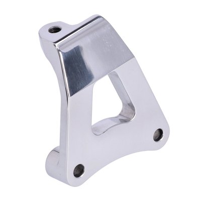 Front top motor mount, machined in the perfect 'A Cut Above' style, from 6061-T6 billet aluminum with a polished, chrome plated or black anodized finish. Better looks and stronger than stock.
OEM replacement reference 16321-08.