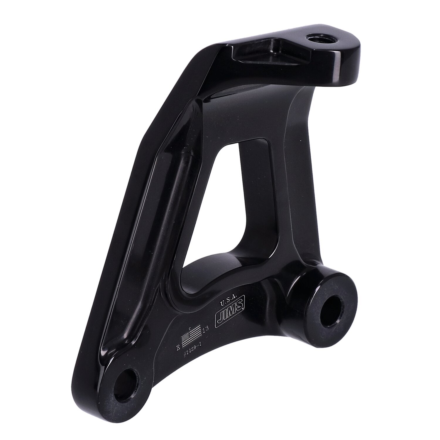 JIMS, front head motor mount, Black, Matte