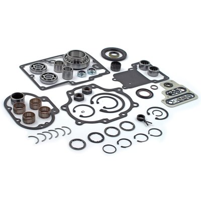 Time saving transmission master rebuild kit comes with all required parts, providing you with a one in all no-hassle transmission rebuild solution and short motorcycle down-times. Kit comes complete with all required JIMS proven performance components and a complete gaskets & seal kit. 