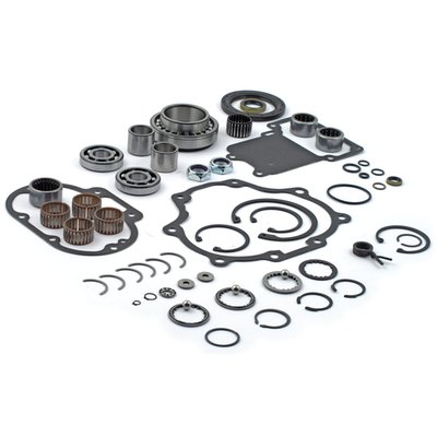 Time saving transmission master rebuild kit comes with all required JIMS proven performance parts and a gasket & seal kit. A one in all no-hassle transmission rebuild solution for short motorcycle down-times. 