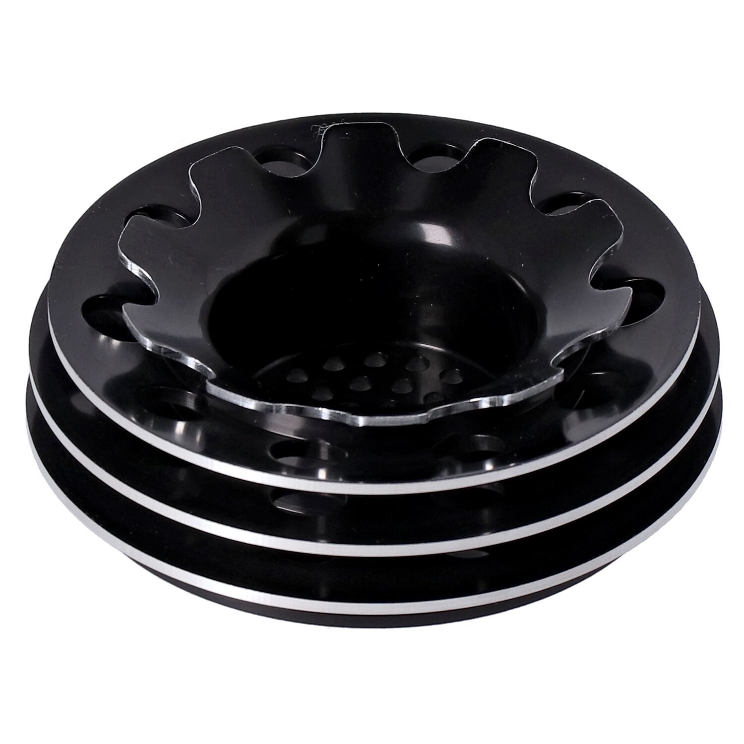 JIMS, cam cover / heat sink, Black, Matte