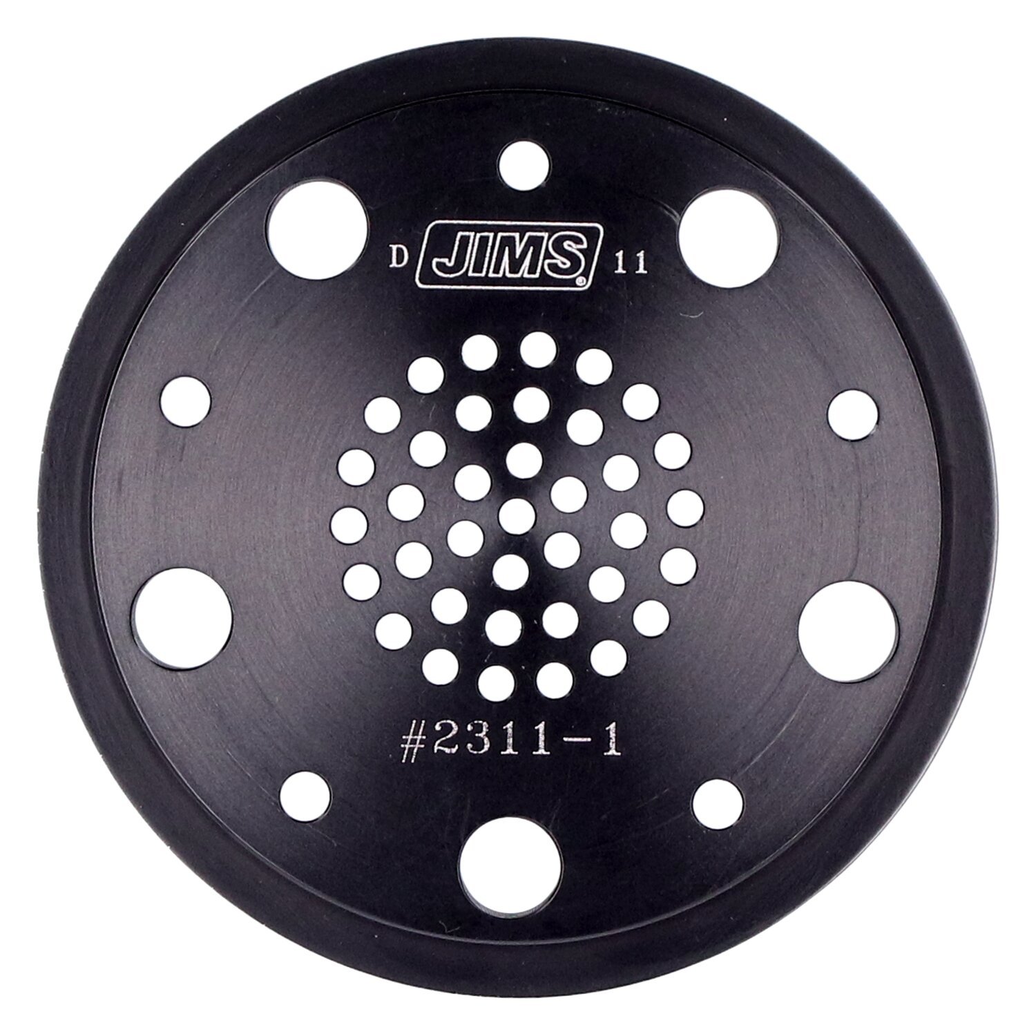 JIMS, cam cover / heat sink, Black, Matte