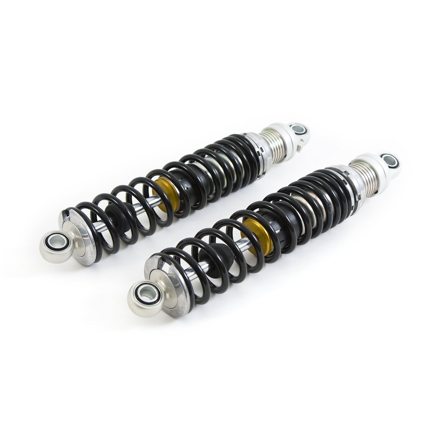 Öhlins, STX36 Twin rear shock absorber set. 296mm, Black, Clear