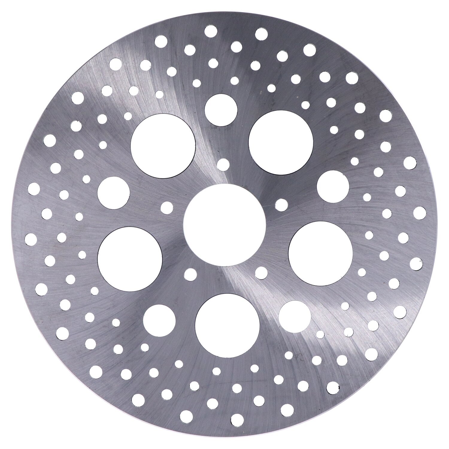 Brake rotor L/R front, 11.5" drilled stainless