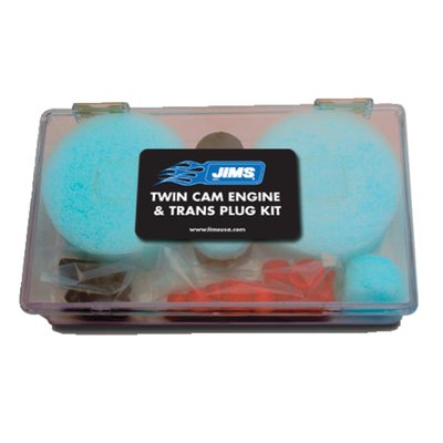 Used instead of rags. Provides enough plugs to fully seal all Twin Cam and transmission holes to prevent dirt and dust from entering while it is apart during a rebuild or repair.