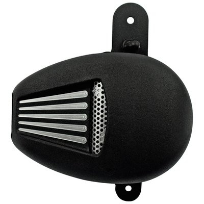 The Forceflow cylinder head cooler incorporates a high power fan, great for Stop & Go traffic. It can decrease cylinder head temperature up to 100 °F (37 °C) when idling in the sun and can be turned on/off by hand at will or by thermostat. The Forceflow is mounted in the horn location. A mini horn is included and located inside the Forceflow housing as a complete package.