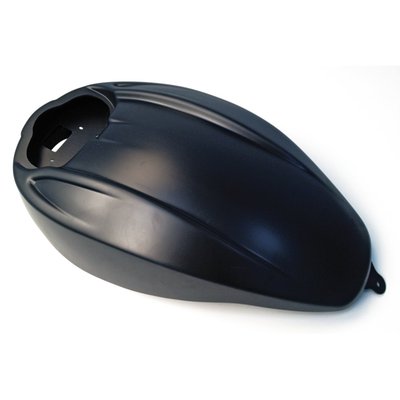 Killer Looks guaranteed! The complete speedometer unit, including the chrome lining, is re-positioned to the airbox. The Racing airbox cover is a direct replacement for the stock cover and installation is a snap. Comes complete with air filter top cover. The sensor in the airbox can be easily installed with the included adapter. The Cult-Werk airbox is manufactured from ABS plastic, to much smaller tolerances than low-cost fiberglass. It comes with the highest level of finish, it can be installed without modification and be ready to paint in 2 minutesThis comes with approval. 
Note: Will style match the Cult-Werk front and rear fenders. Air filter top cover is included. 
Note: Compatible and will style match with 963025 Fender & seat kit 'Racing'.
Note: Check your local MCS dealer or the MCS sales department for exact type of approval and validity on bike model and years on the test report.