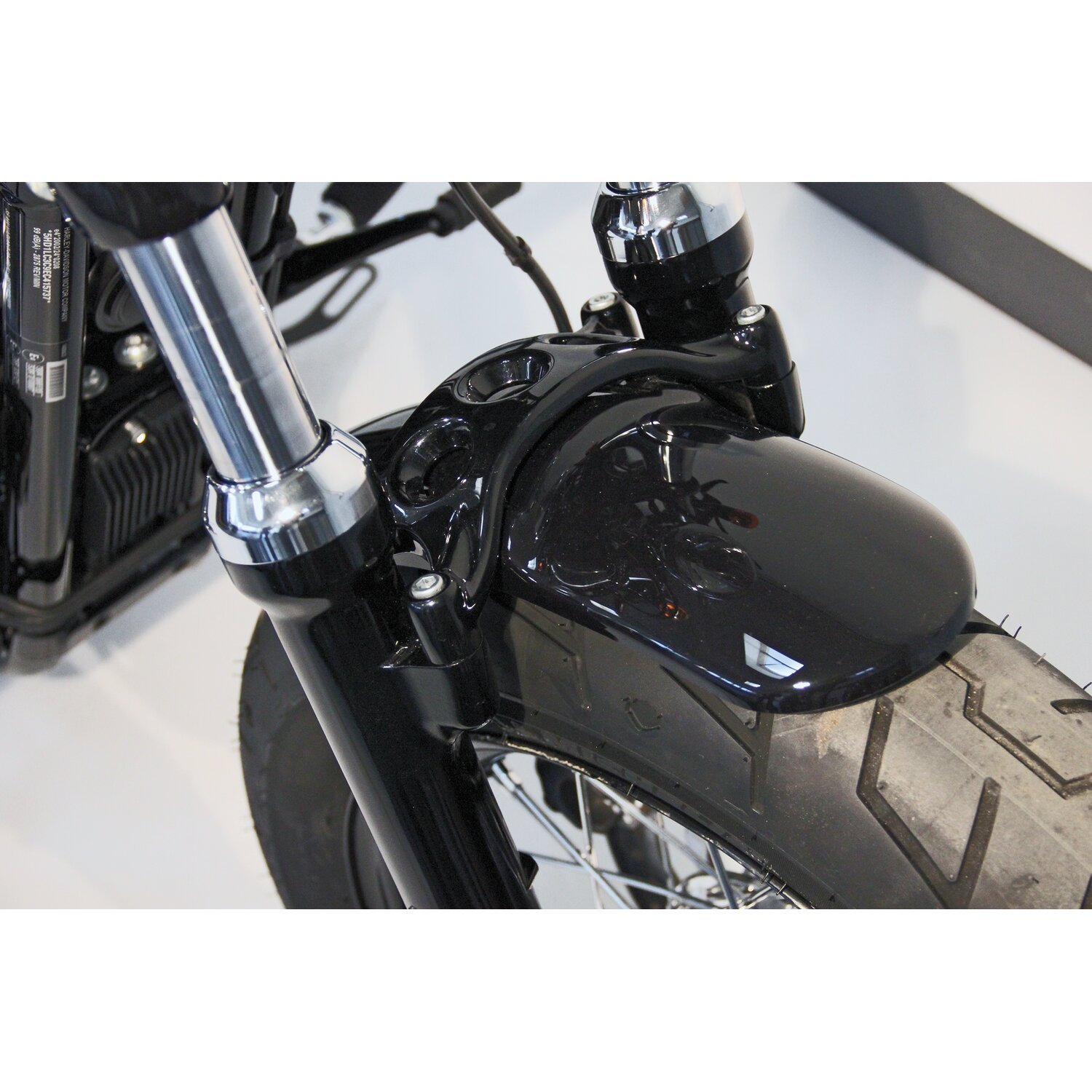 Cult-Werk, 'Bobber' front fender, Black, Gloss