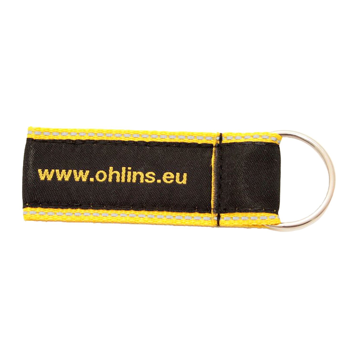 Öhlins Logo keyring black with, yellow