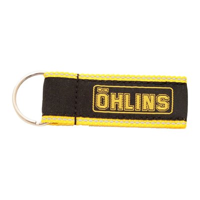 - Black/yellow, reflecting stripes 
- stitched 
- Length 8,5 cm x width 3,0 cm (Length 10,0 cm x width 3,0 cm incl. ring) 
- Material: Polyester, metal ring