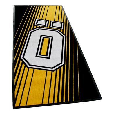 The Öhlins racing design carpet. Perfect to set the right ambience for your garage, workshop or home. 
- Pile composition: 100% PA (Polyamide/nylon) BFC (Bulk Continuous Filament) yarn 
- Backing: 100 % vinyl black 
- Dimensions: 100cm x 220cm
- Total thickness: 5 mm 
- Total weight: 5600 grams 
- Finished with vinyl boarders (approx. 2,5 cm) 
- 30° C washable, do not tumble-dry