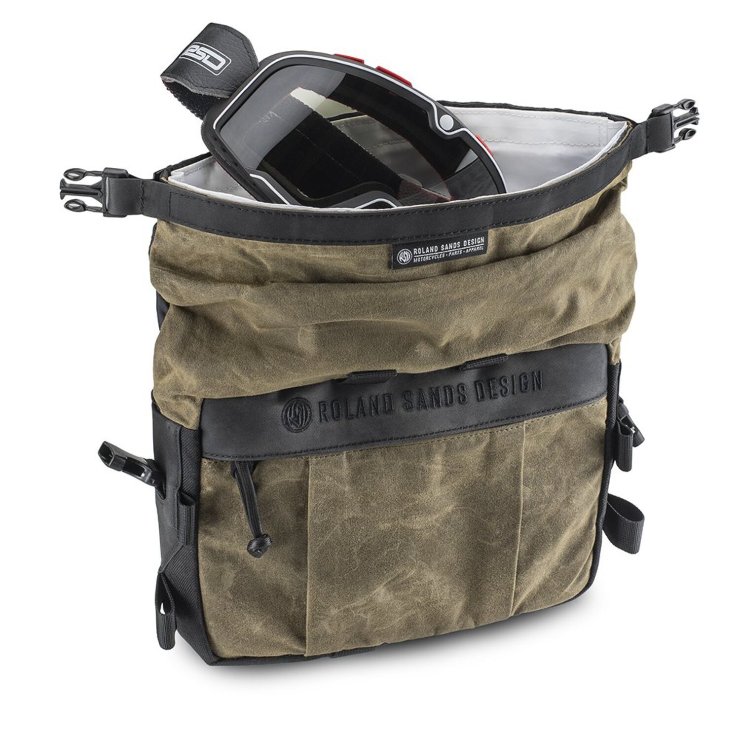 RSD X Kriega Roam handlebar bag ranger, Black
