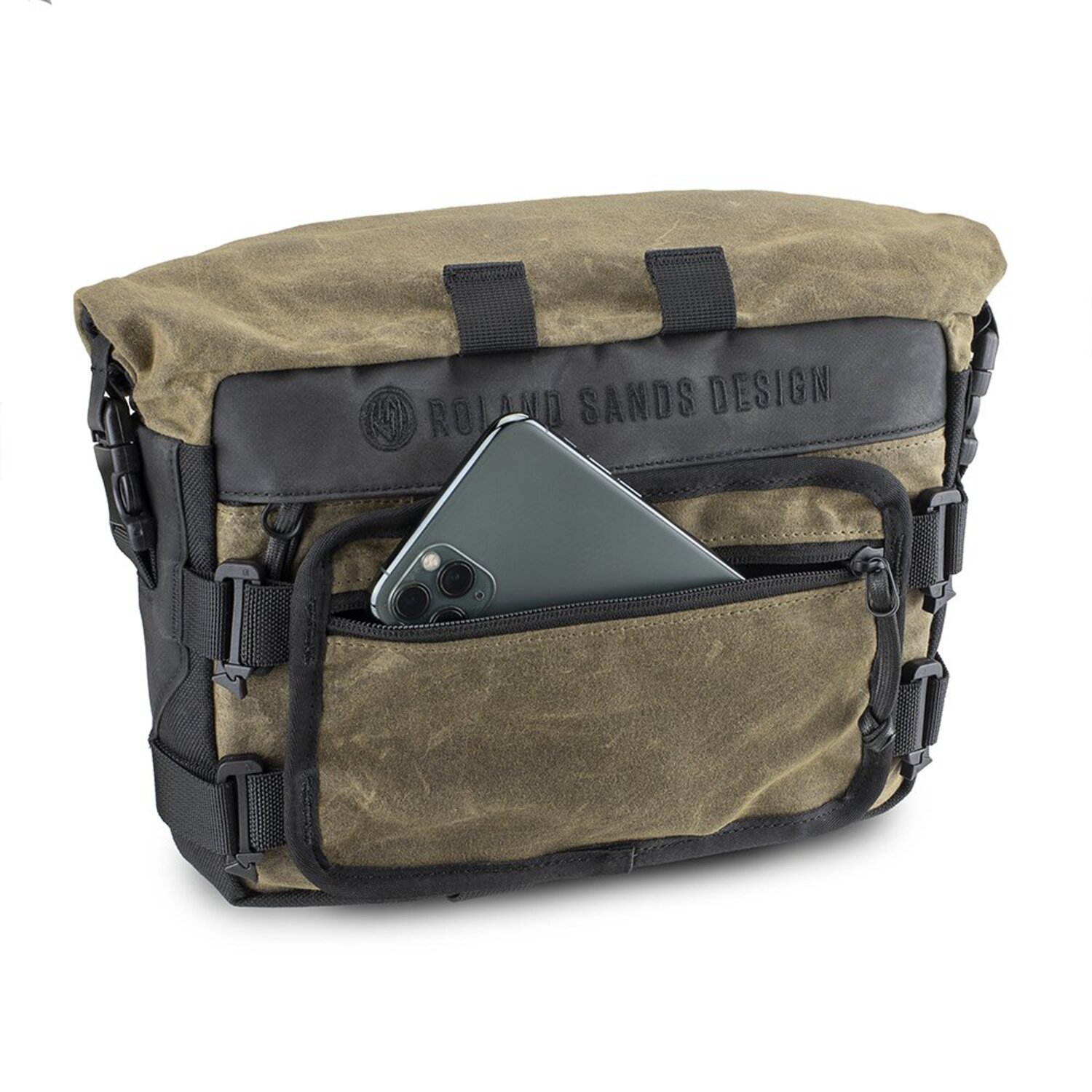 RSD X Kriega Roam handlebar bag ranger, Black