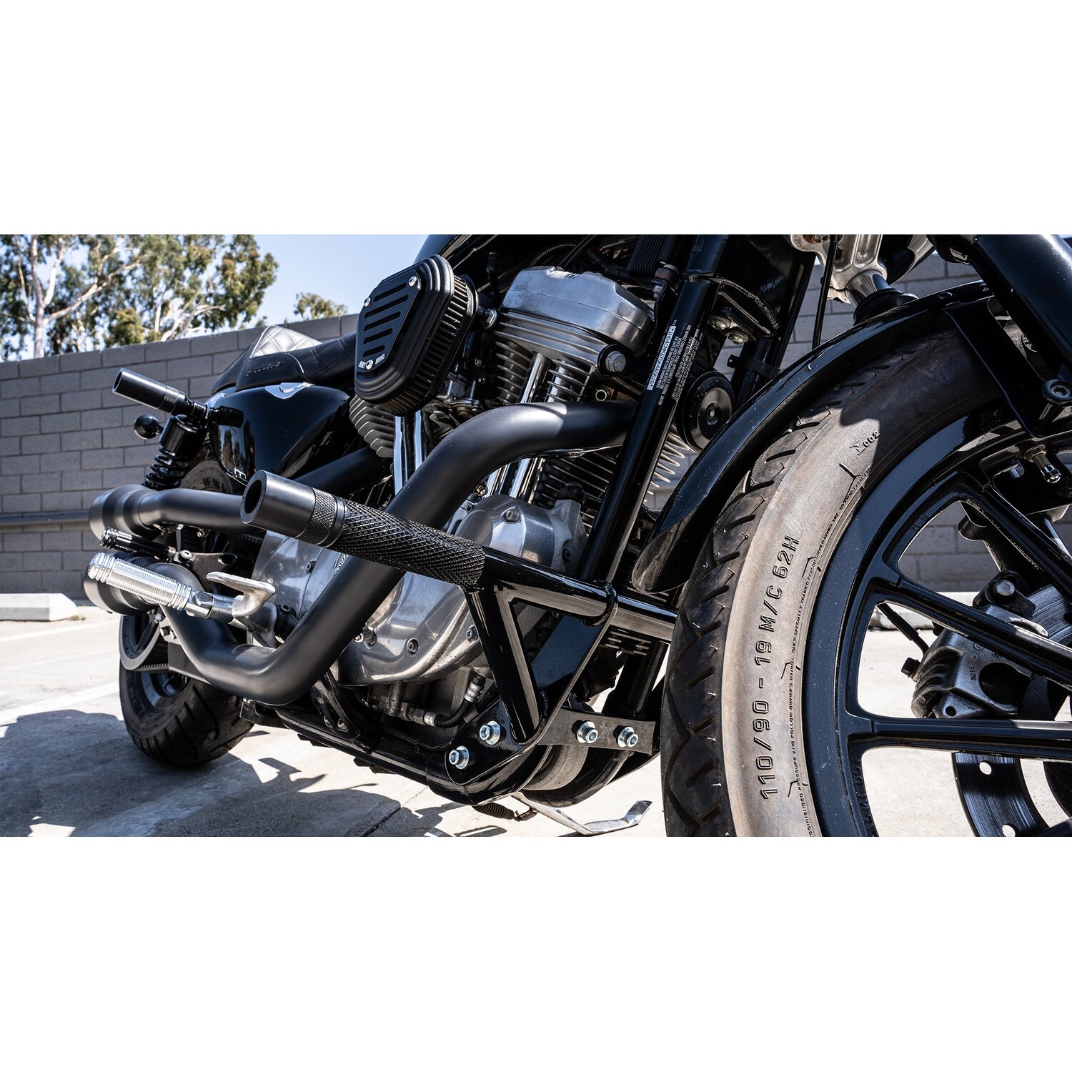 Burly Brand, Brawler crash bar kit XL Sportster, Black