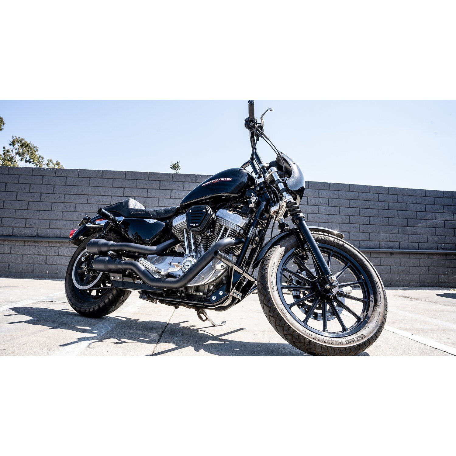 Burly Brand, Brawler crash bar kit XL Sportster, Black