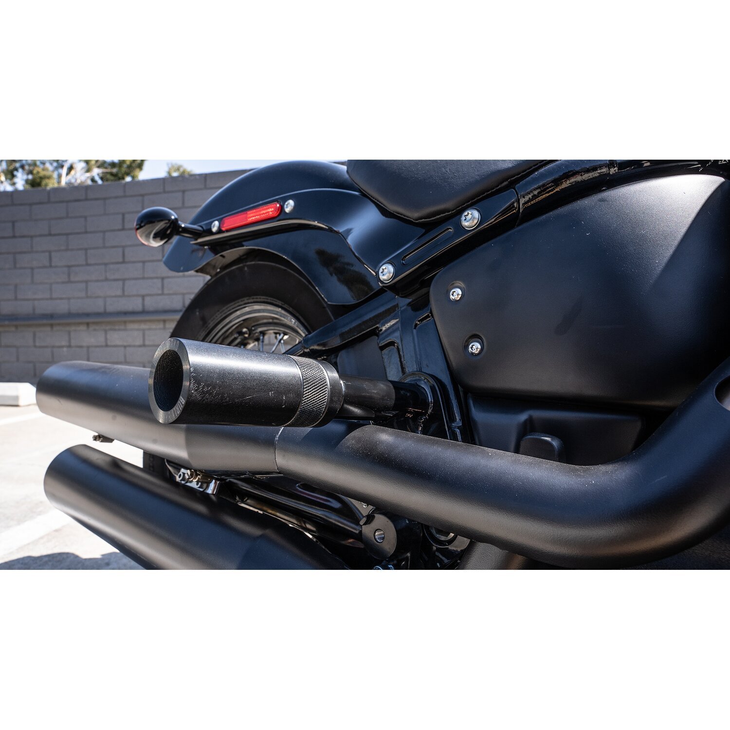 Burly Brand, Brawler crash bar kit M8 Softail, Black, Gloss