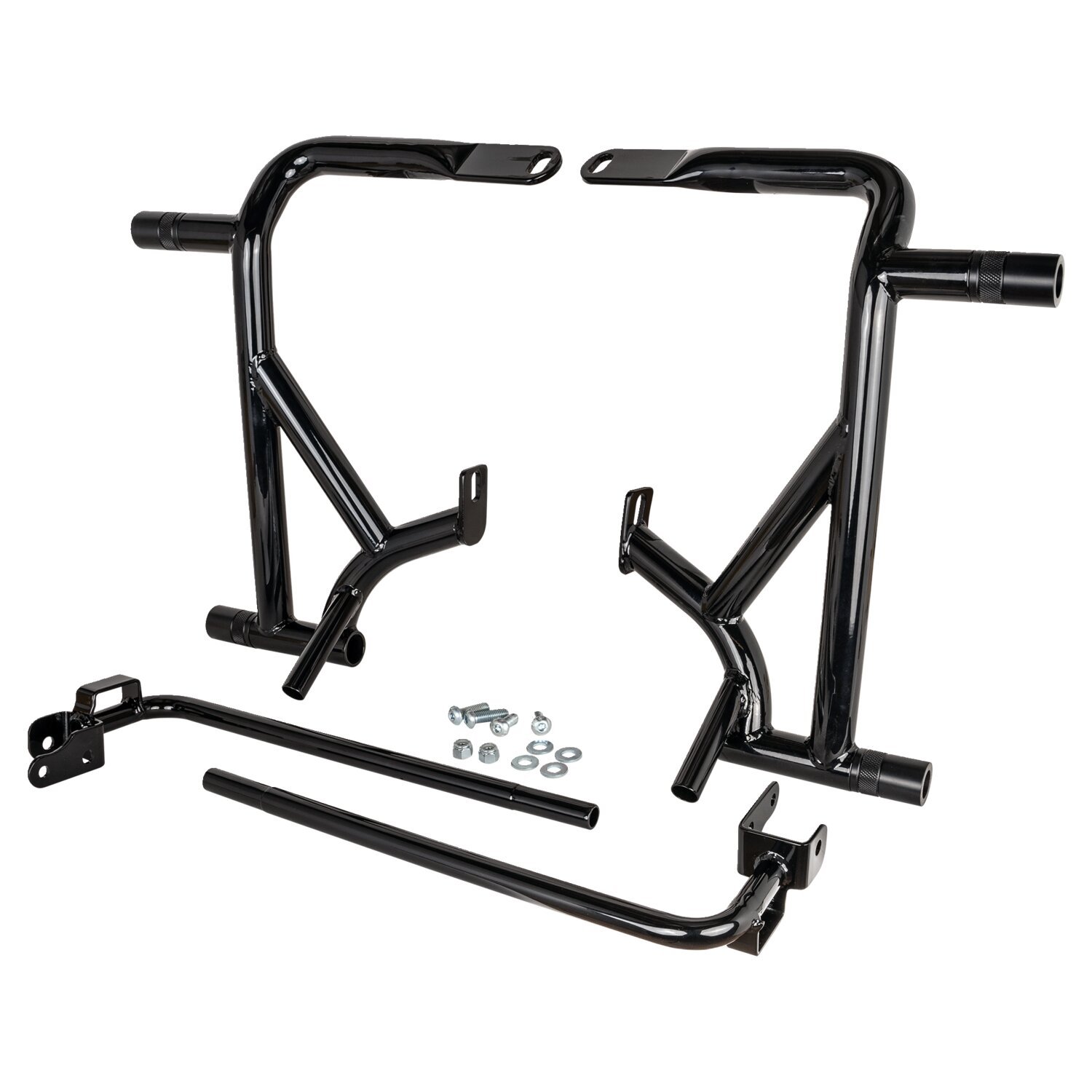Burly Brand, Brawler crash bar kit Touring, Black, Gloss