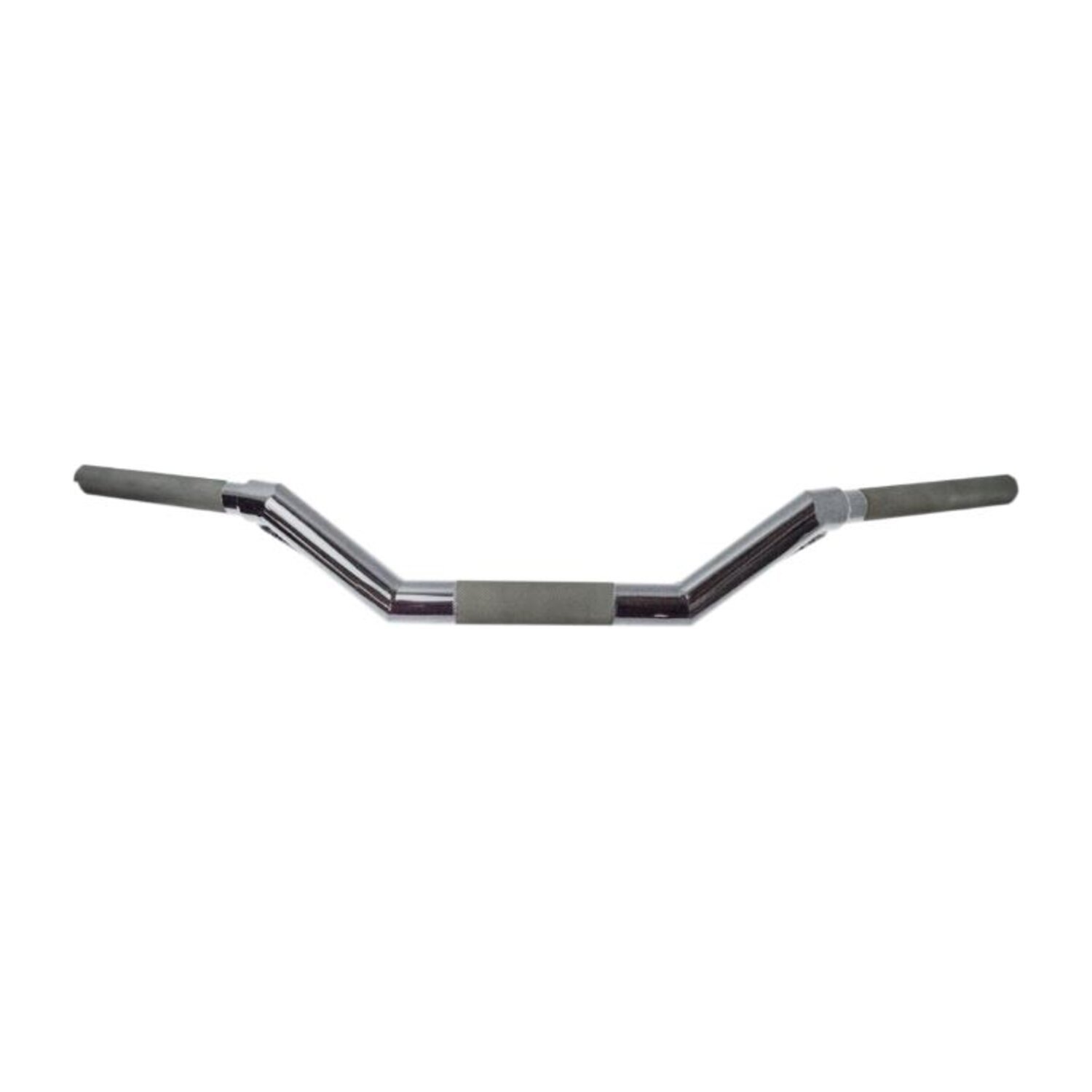 Trask, 1.25" V-Line handlebar Moto, Silver, Chrome