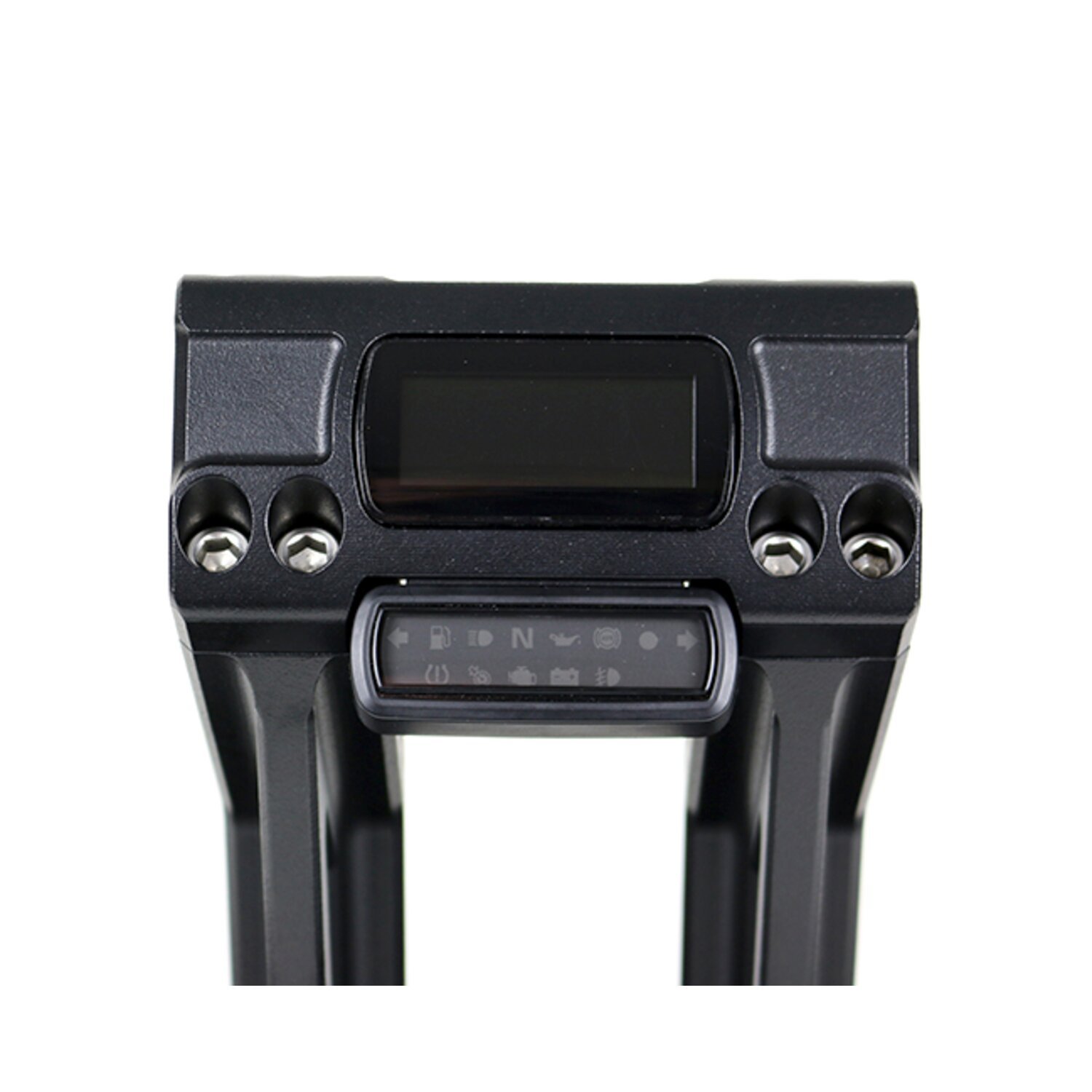 Kodlin, Fastback risers for OEM digital speedo. 10, Black, Anodized