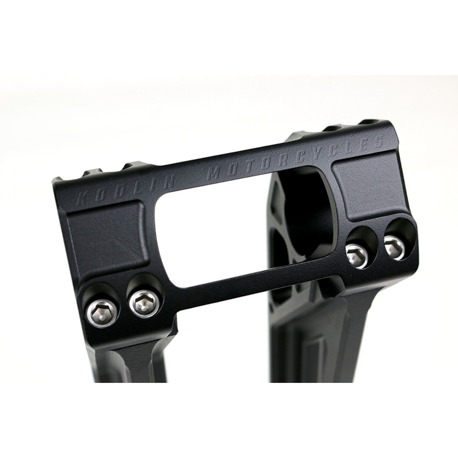 Kodlin, Fastback risers for OEM digital speedo. 10, Black, Anodized