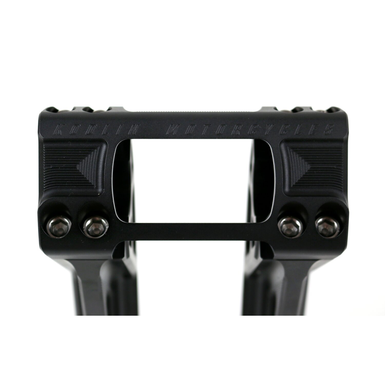 Kodlin, Fastback risers for OEM digital speedo. 8, Black, Anodized