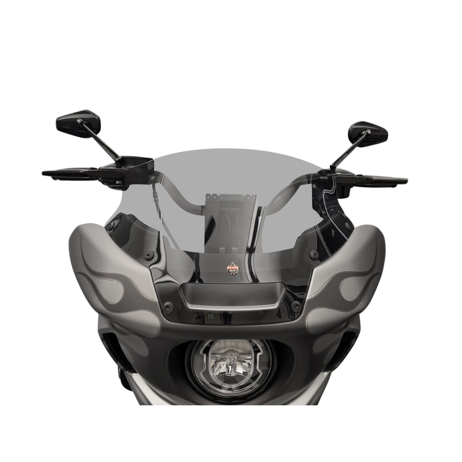 Kodlin, Fastback risers for OEM digital speedo. 6, Black, Anodized