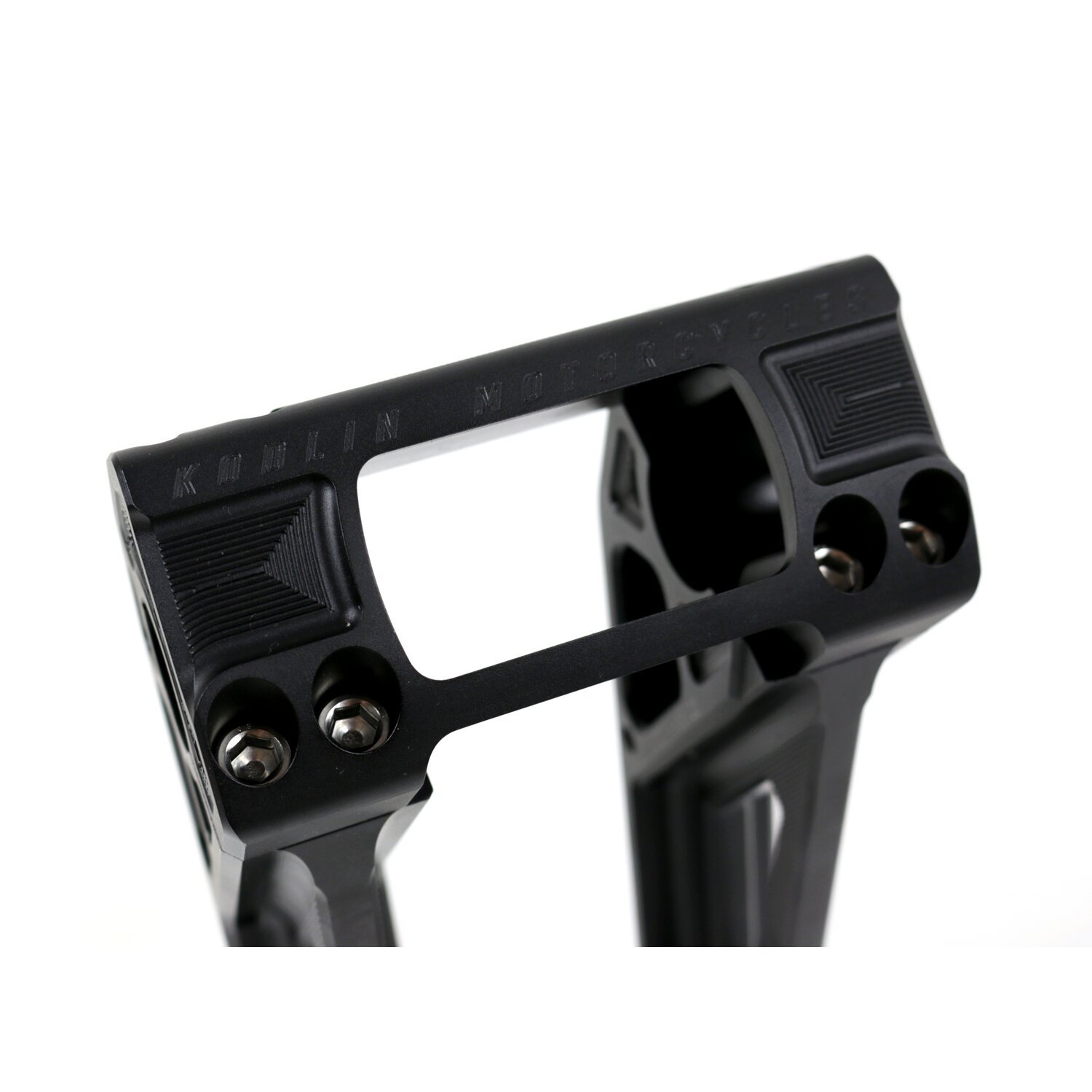 Kodlin, Fastback risers for OEM digital speedo. 6, Black, Anodized