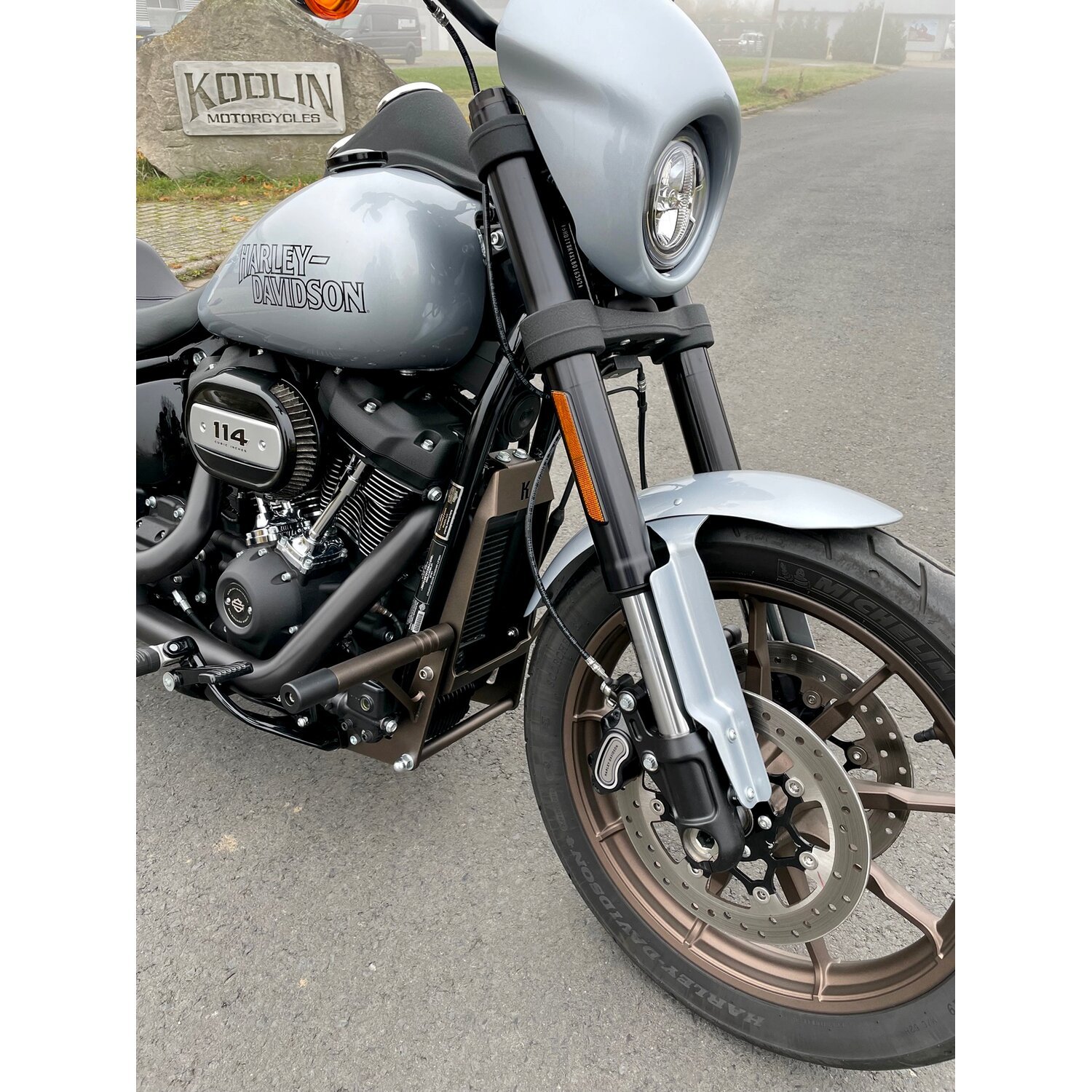 Kodlin, Club Style M8 engine guard, Bronze, Gloss