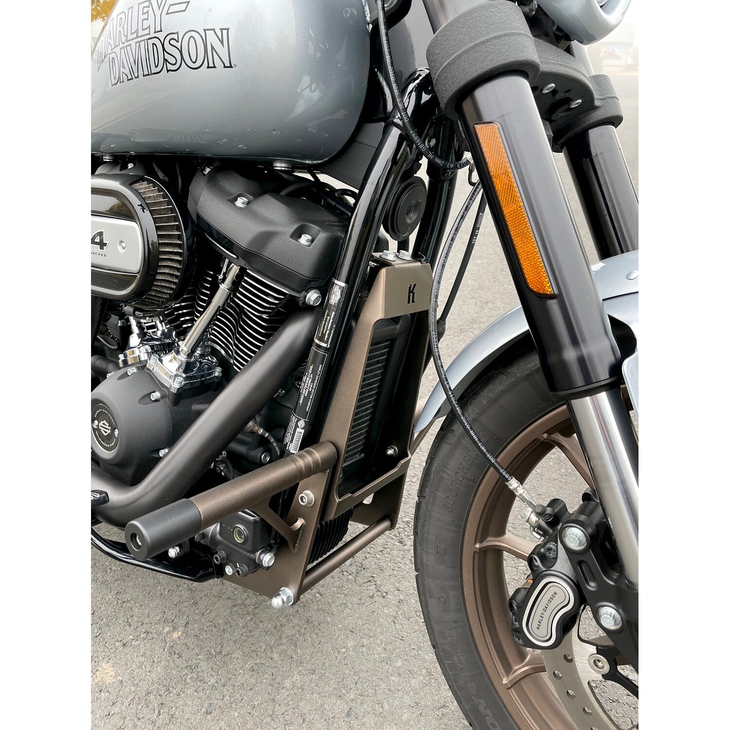 Kodlin, Club Style M8 engine guard, Bronze, Gloss