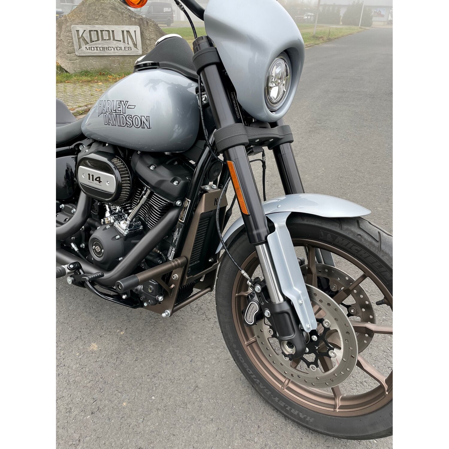 Kodlin, Club Style M8 engine guard, Bronze, Matte