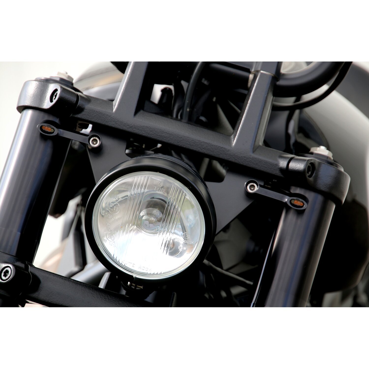 Kodlin, Sportster S headlamp conversion bracket, Black, Matte