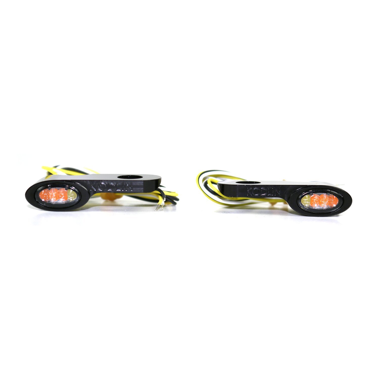 Kodlin, Elypse LED mini turn signals. Front, Black