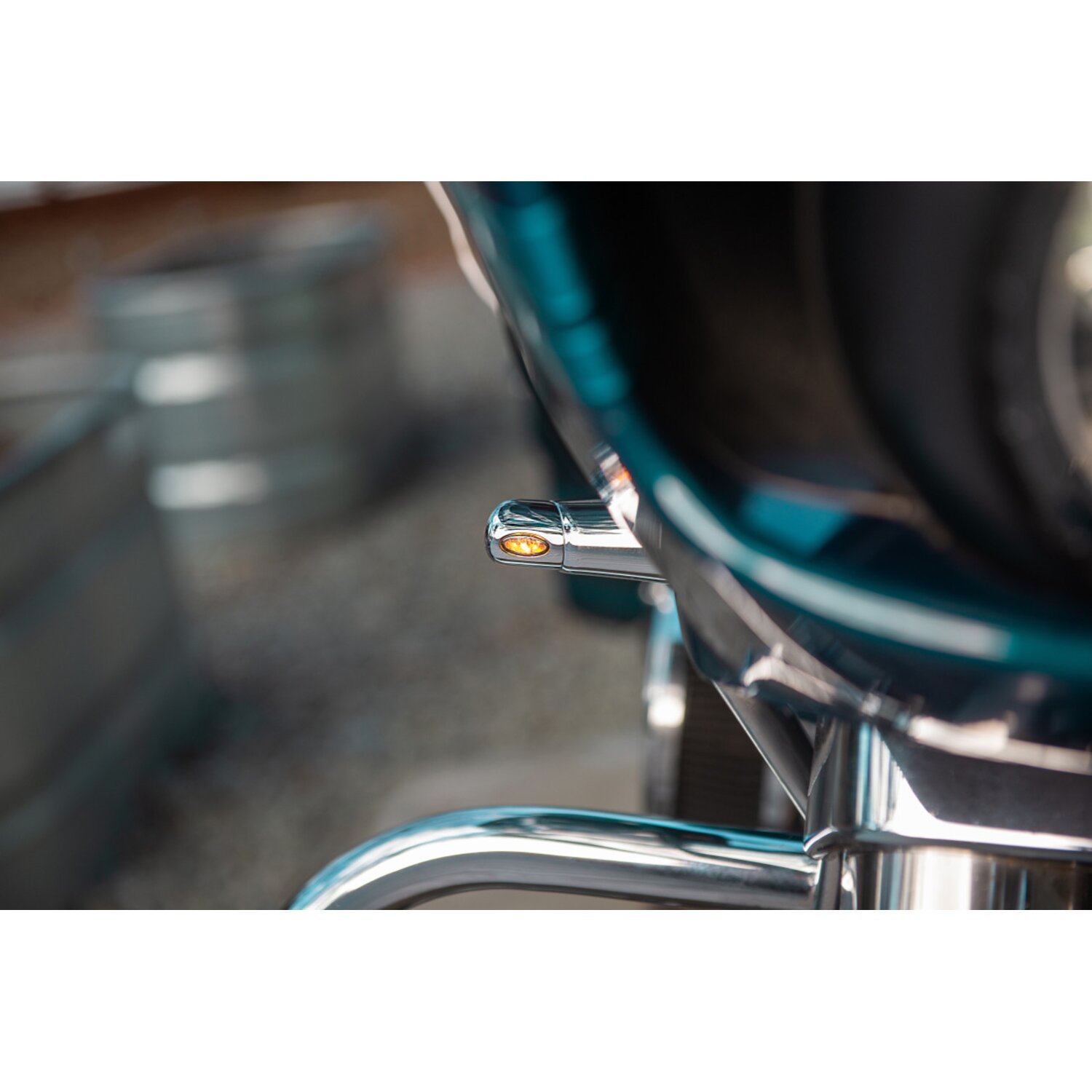 Kodlin, Elypse LED mini front turn signals. DLR, Chrome