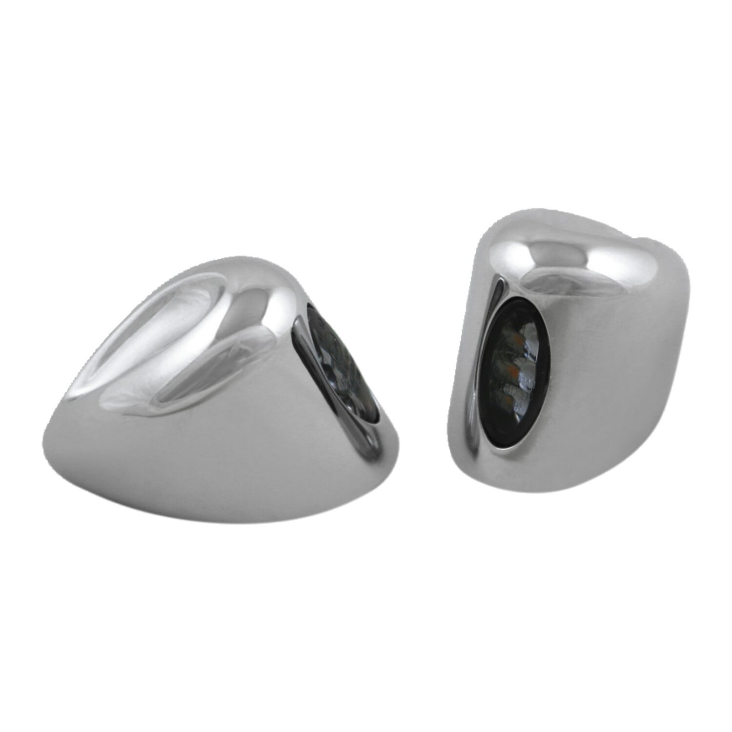 Kodlin, Elypse LED mini front turn signals. DLR, Chrome