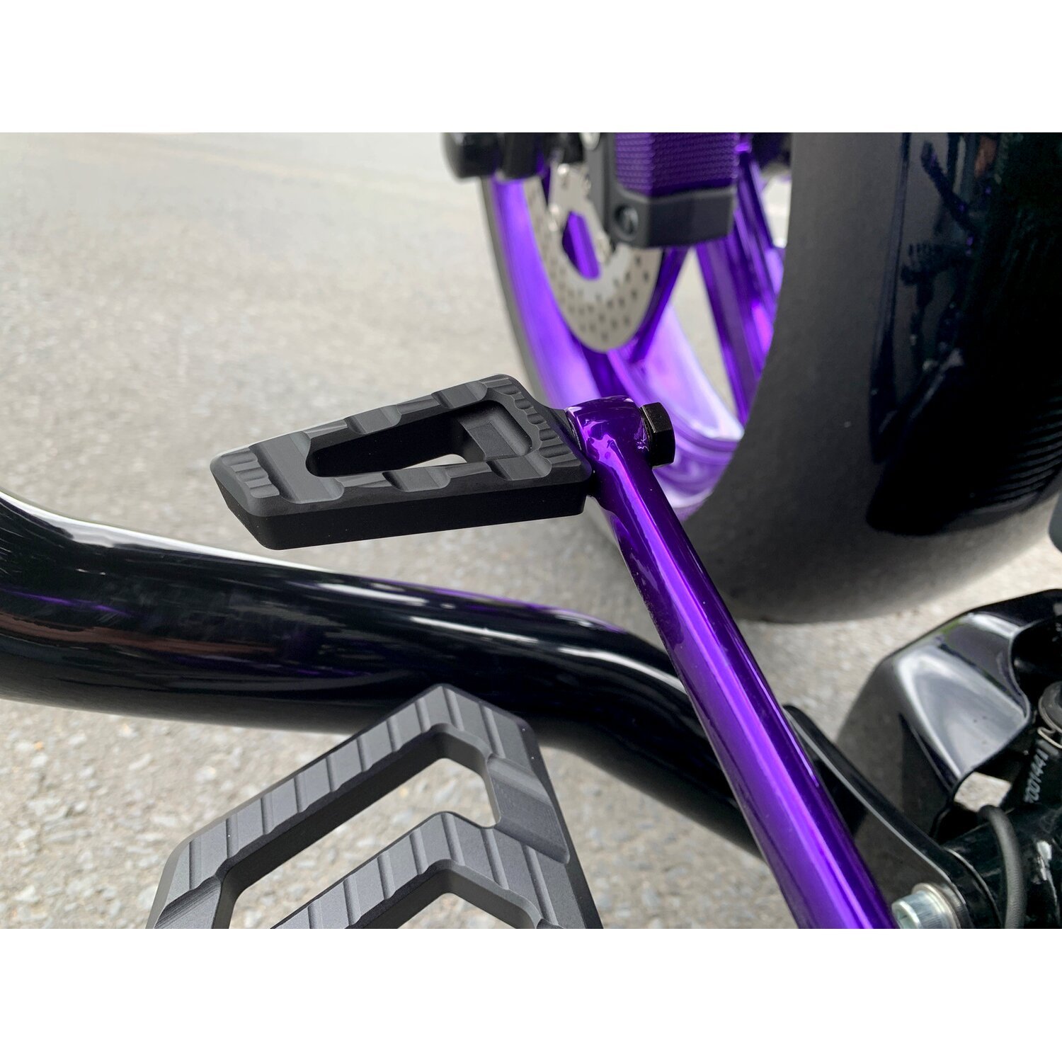 Kodlin, Track board brake/shift pedal, Black, Matte