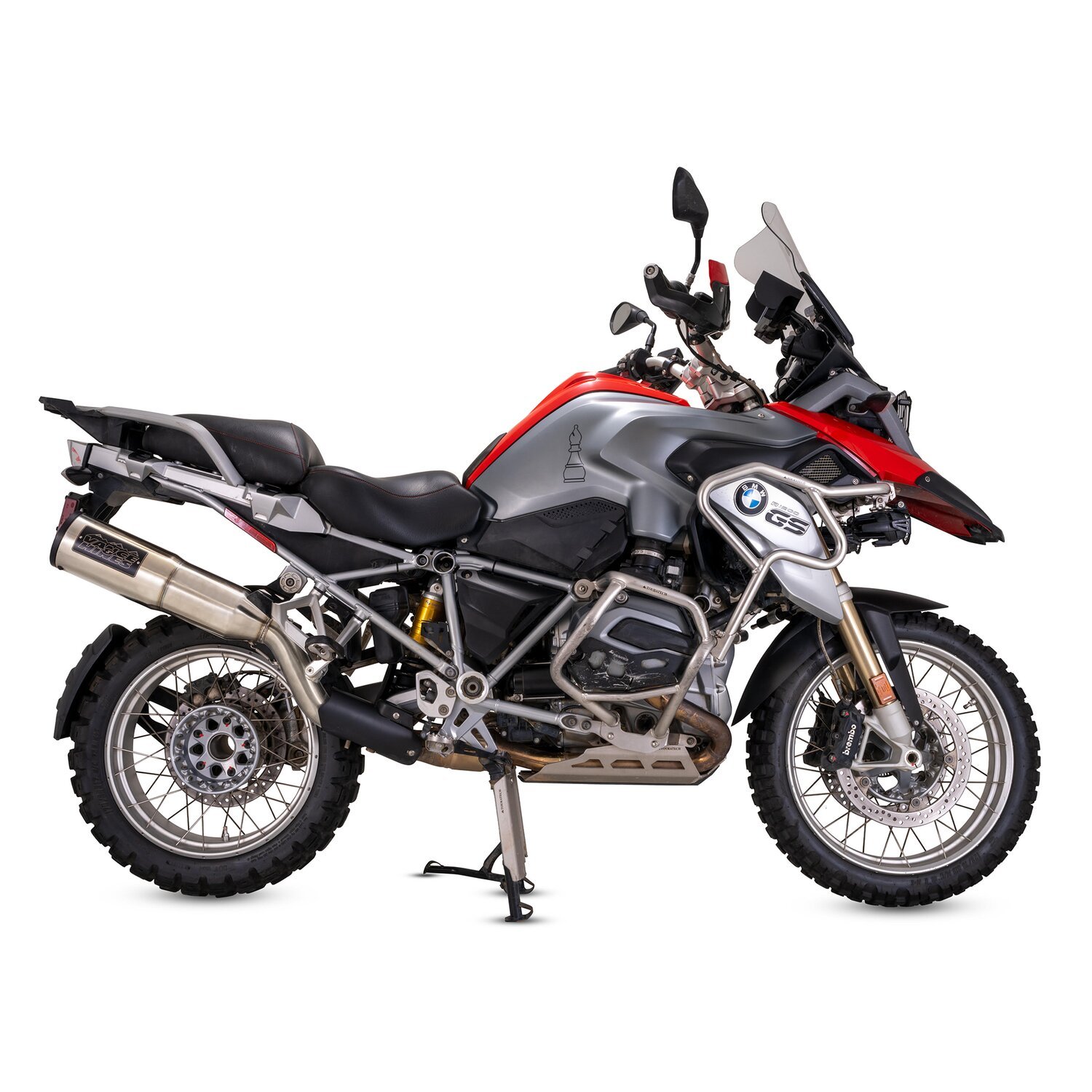 Vance & Hines, Adventure hi-output 500 slip-on. stainless st