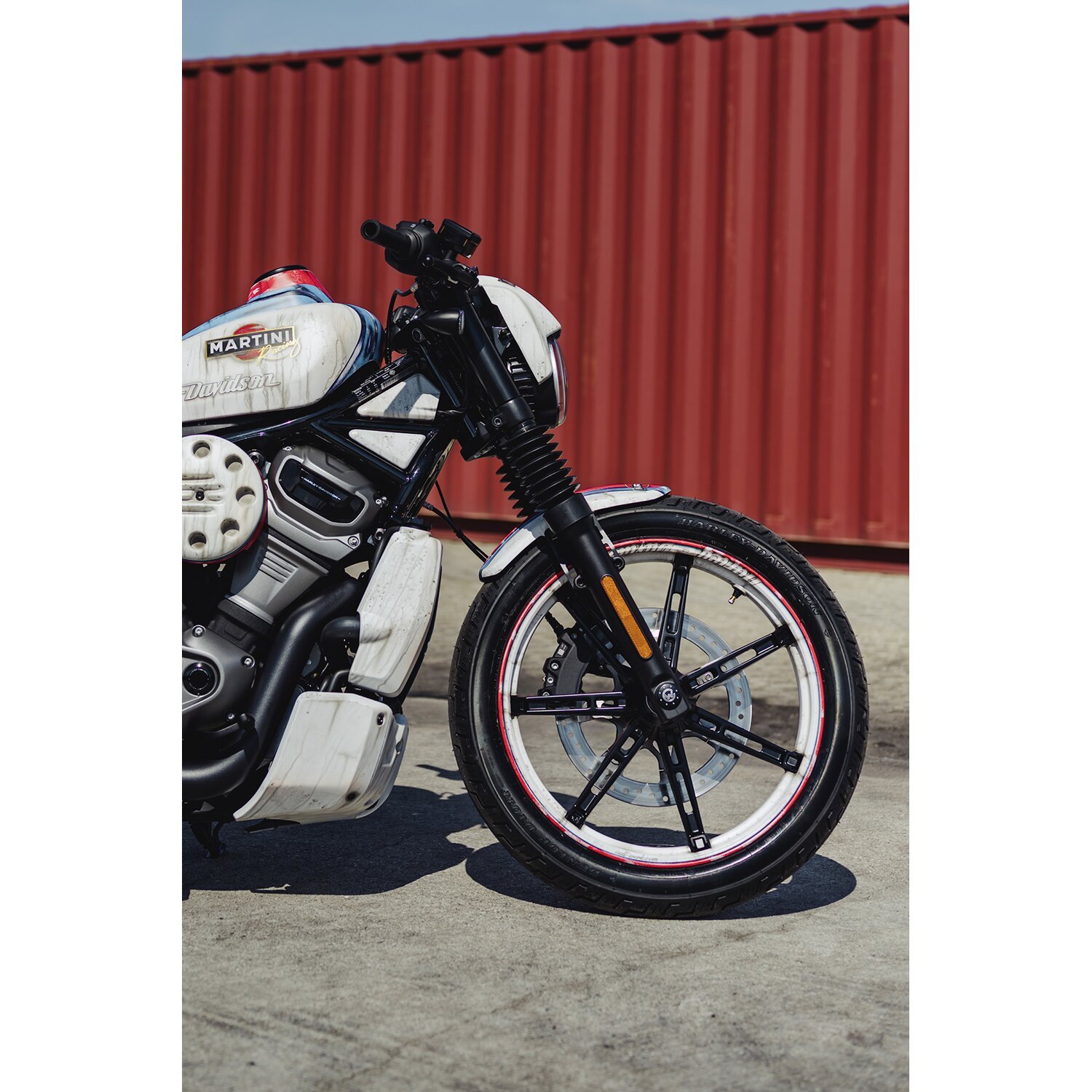 Cult-Werk, front fender Old School, Black, Matte