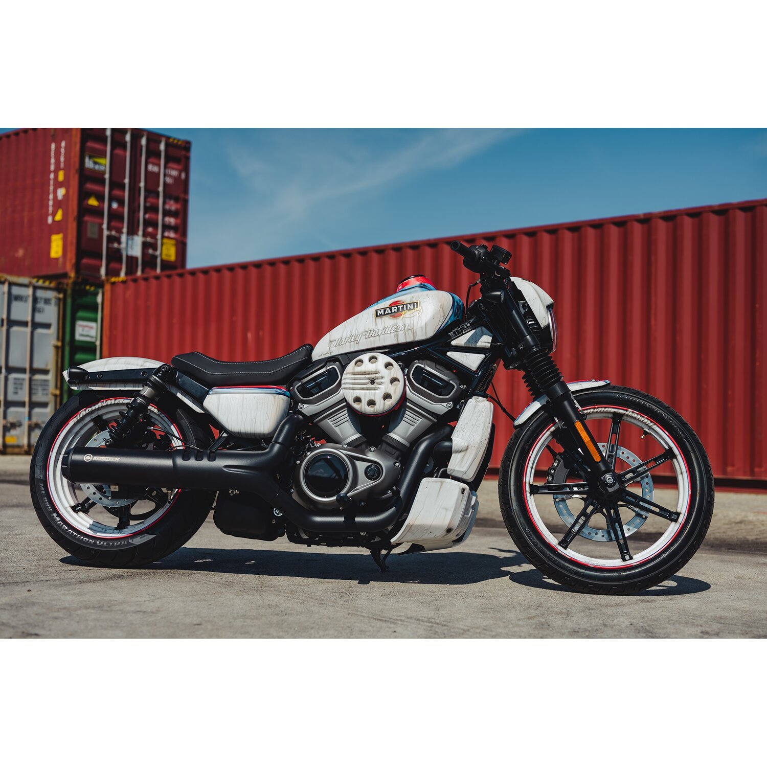 Cult-Werk, front fender Old School, Black, Matte