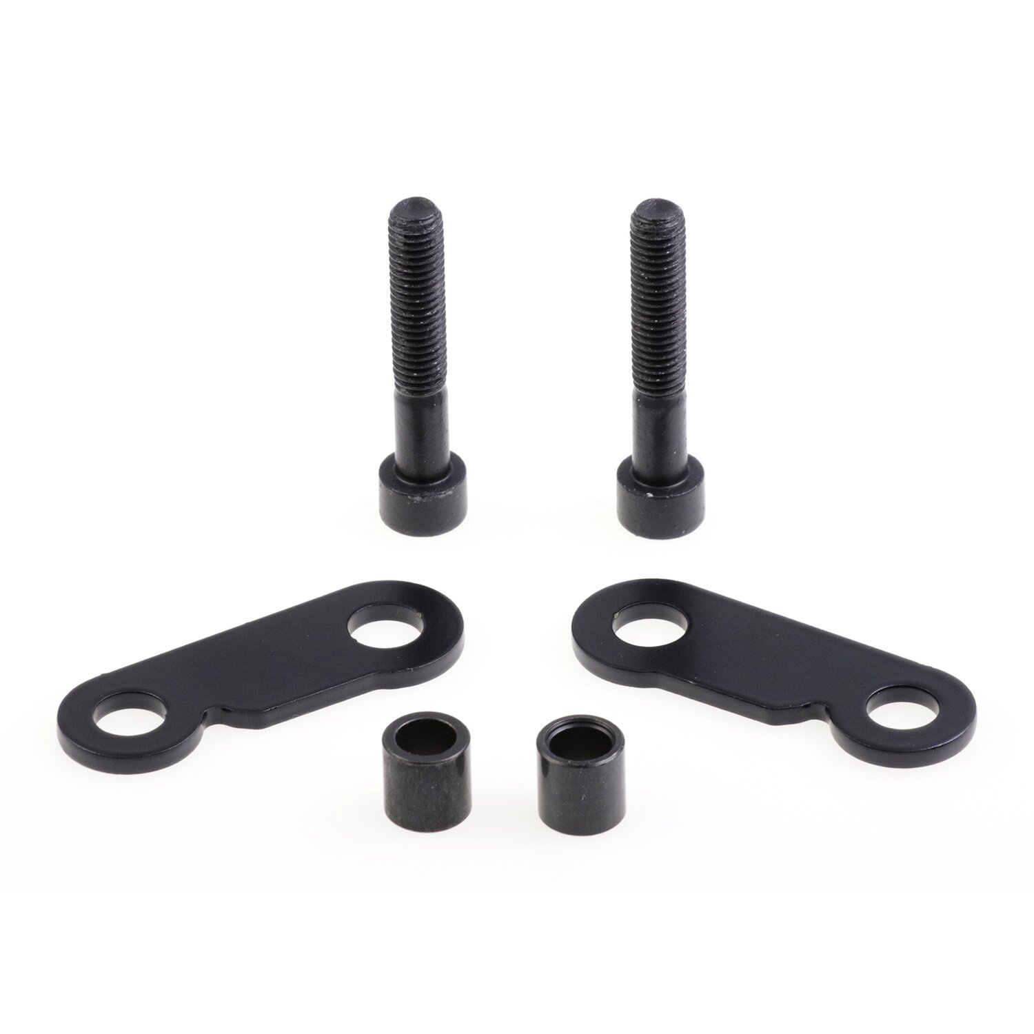 Cult-Werk, Nightster turn signal bracket set. Front, Black, Gloss