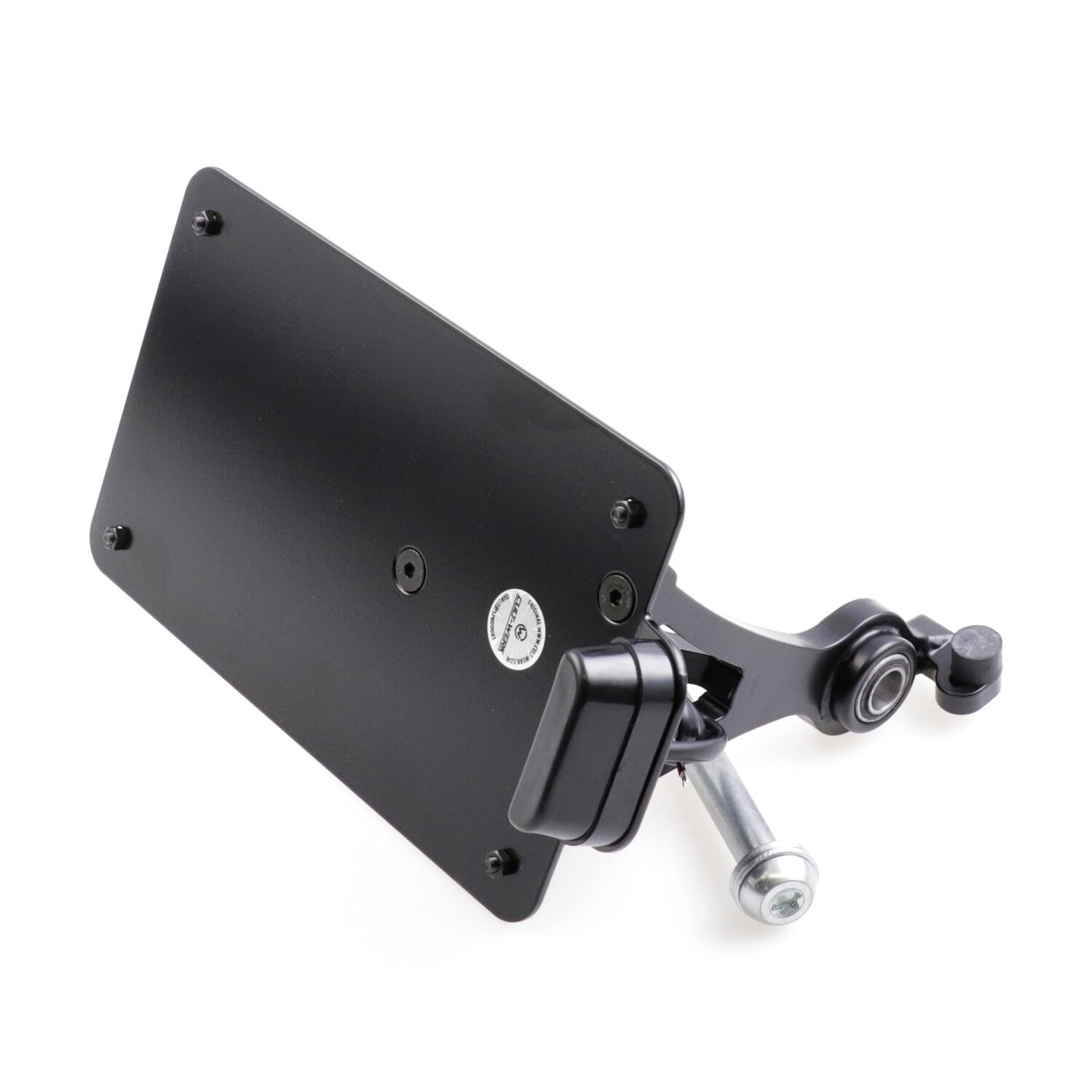 Cult-Werk, side mount license plate bracket, black. France