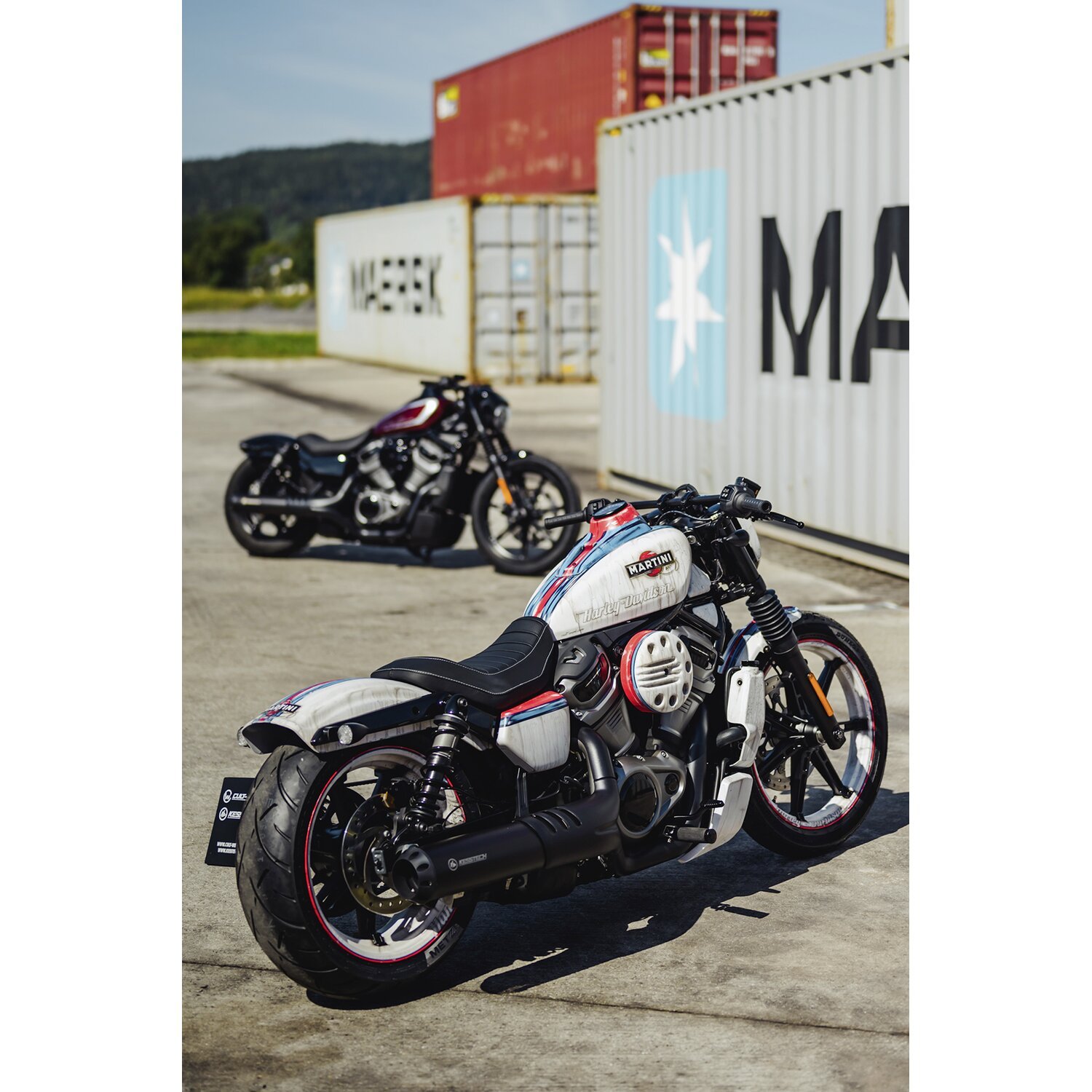 Cult-Werk, Nightster OEM style rear fender, Black, Matte
