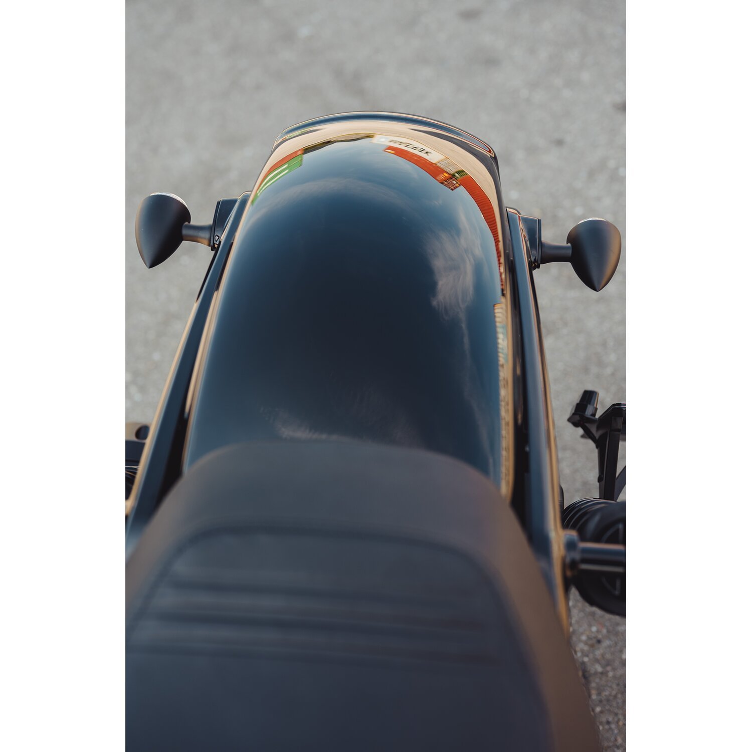 Cult-Werk, Nightster OEM style rear fender, Black, Gloss