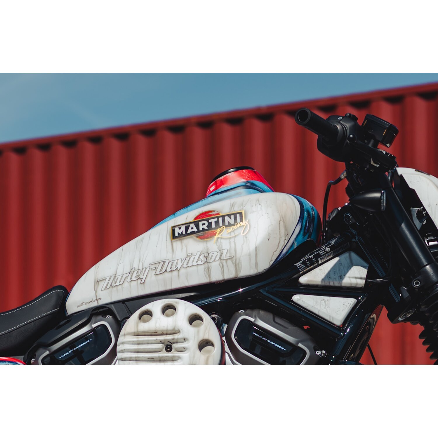 Cult-Werk, Nightster dash cover, Black, Matte