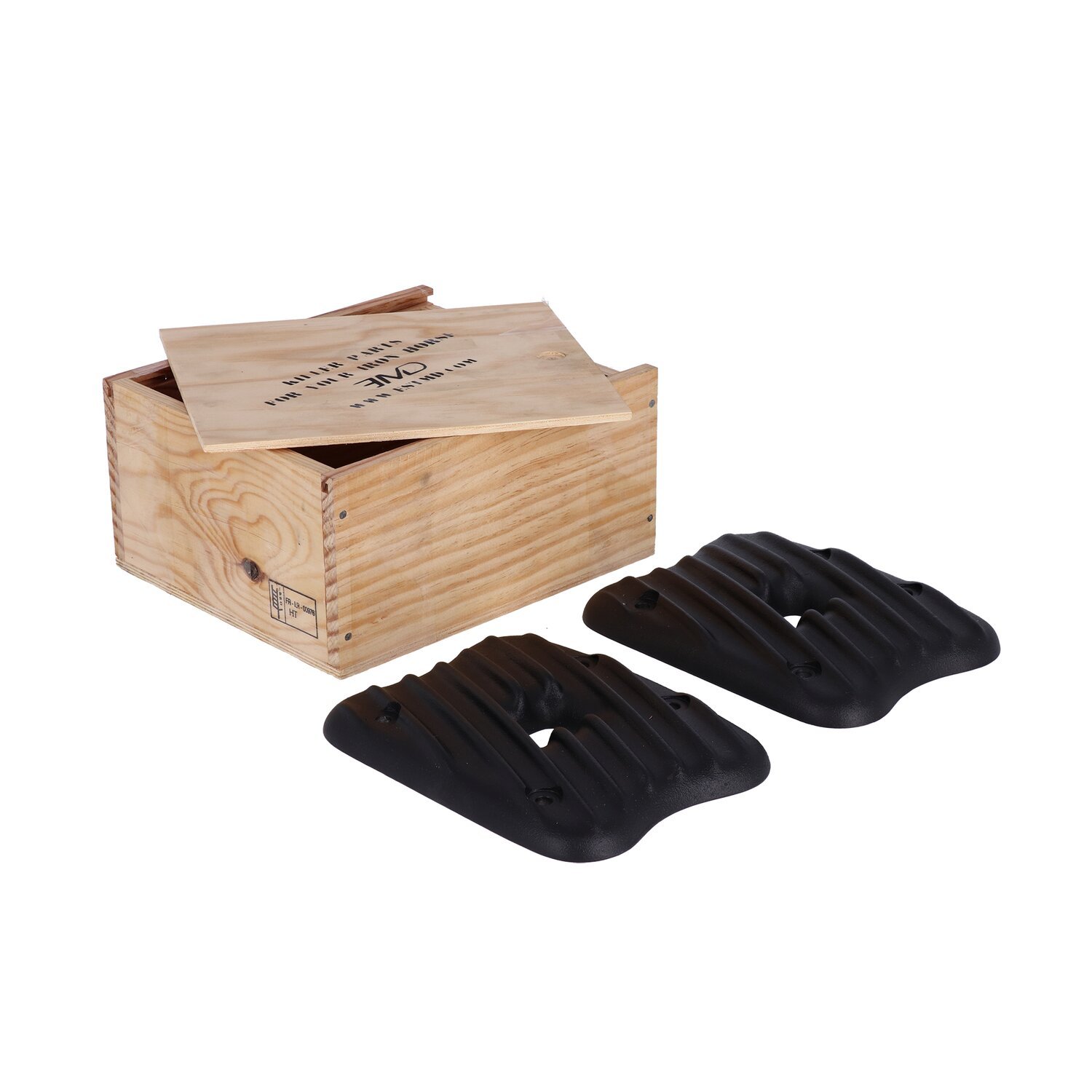 EMD, Sportster Ribster rocker cover set, Black