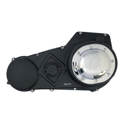 Black cast aluminum primary cover, directly influenced by the early tin diamond primary covers, as used by Captain America & Billy in the 1969 Easy Riders motion picture, hence the name Billy Boy. The perfect match for your trip back in time. Re-use stock mounting hardware. Gaskets must be ordered separately.  

Note: A large diameter starter shaft bushing, for 89-93 models, is pre-installed. For 94-06 models the small diameter starter shaft bushing (950690/33446-94A) must be ordered separately and installed.