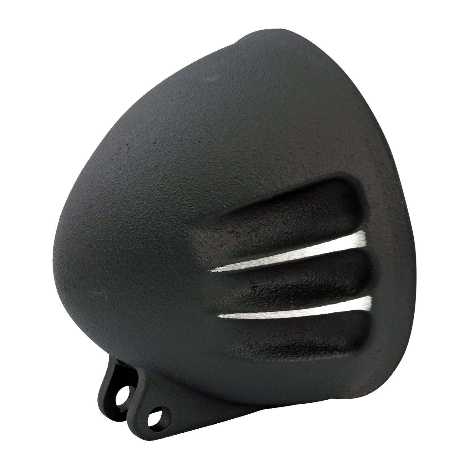EMD, Vitamin A 5-3/4" headlamp housing. Black Cut, Raw