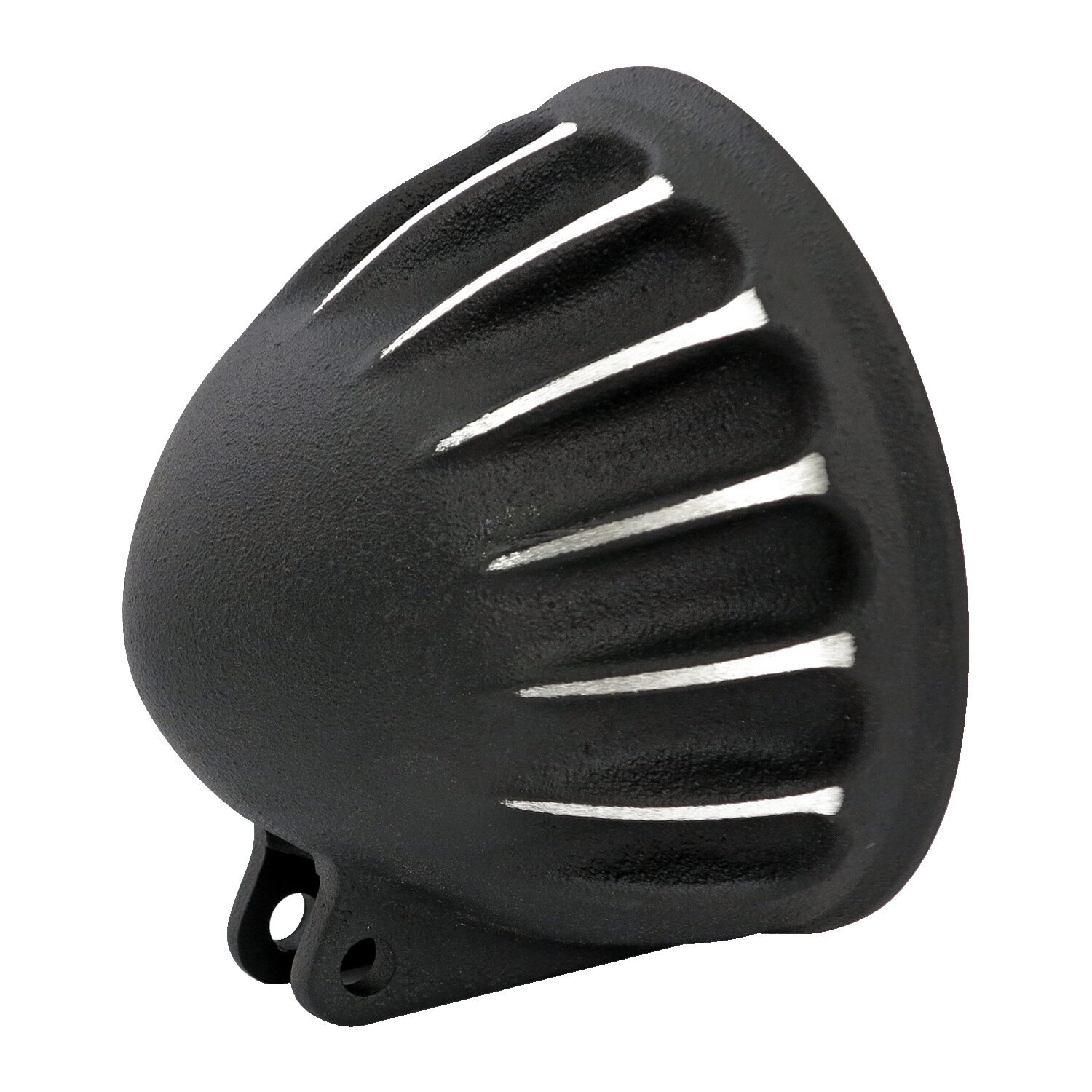 EMD, Vitamin C 5-3/4" headlamp housing. Black Cut, Raw