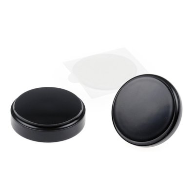 Manufactured from CNC machined aluminum. Covers the wheel nut on the right side and the axle-end on the other side of the wheel. Cover is installed with an o-ring and on the other side the cover is glued on with an adhesive pad. Gloss black powder coated finish. 
- Includes: 
- 2x axle cover 
- 1x o-ring 
- 1x Adhesive pad