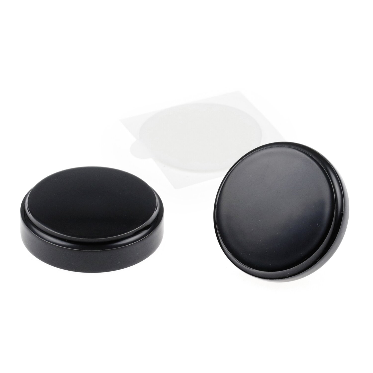 Cult-Werk, front axle cover set. Black, Gloss