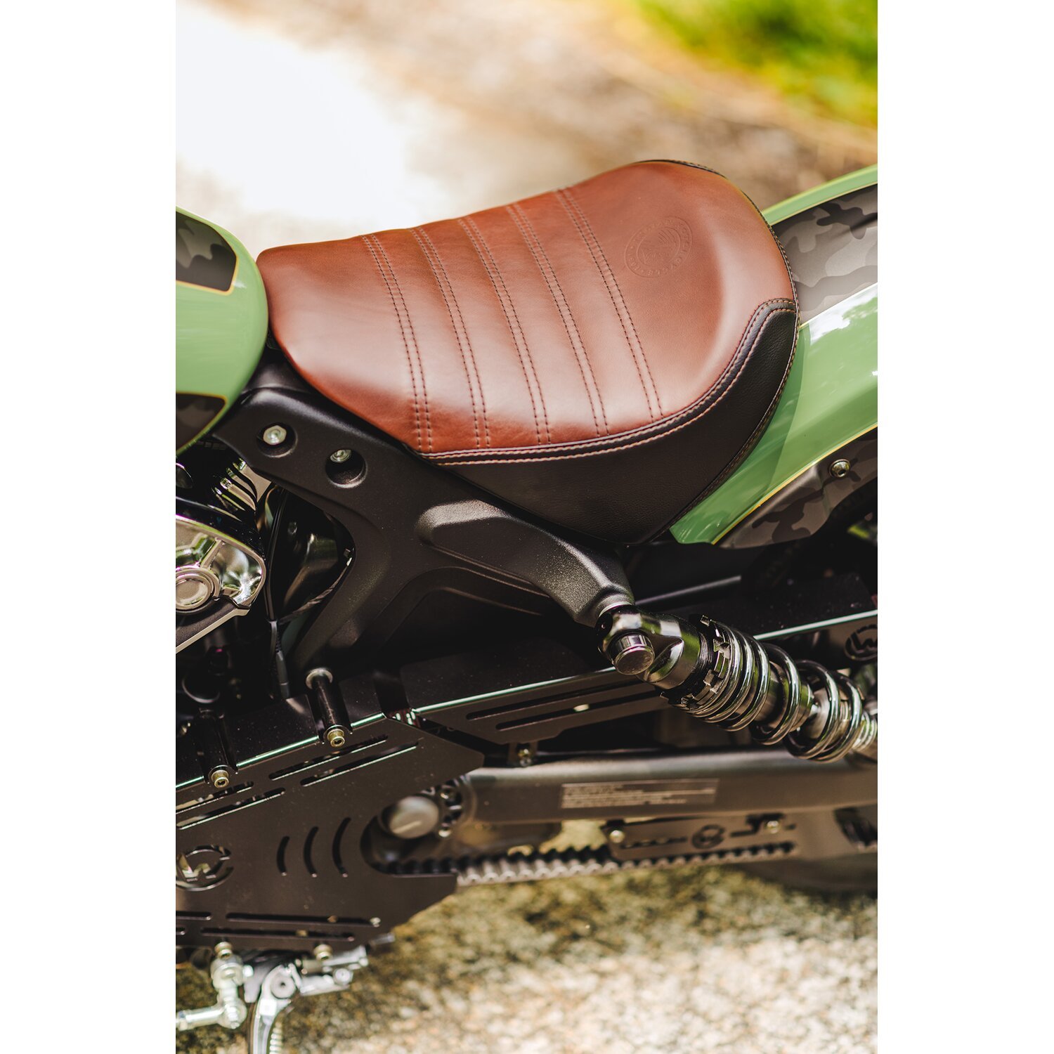 Cult-Werk, rear shock mount covers, Black, Gloss